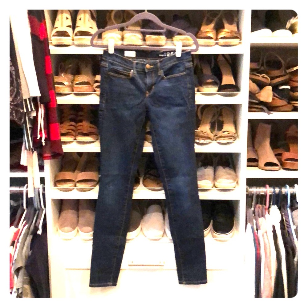 GAP Dark Wash Legging Jeans, Size 25 R